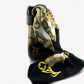 LOUIS VUITTON WHITE MONOGRAM CHARMS LINDA ALLIGATOR TRIM CHAINS BAG
